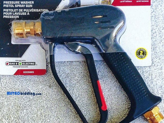 Lot 88-501661 - Surface Maxx Pro Presure Washer Pistol Spray Gun 4500 PSI Gas-Electric-Sealed