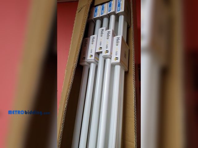 Lot 88-492789 - Lot of (10) HALCO LIGHTING TECHNOLOGIES 8 ft. 42-Watt T8 Non-Dimmable LED Linear Light Bulb Type B B...