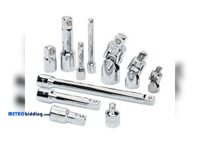 Lot 88-492041 - Husky 1/4in., 3/8in., and 1/2 in. Drive Accessory Set (11-Piece)