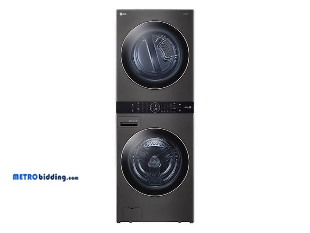 Lot 88-749625 - LG
WashTower Stacked SMART Laundry Center 4.5 Cu.Ft. Front Load Washer &amp; 7.4 Cu.Ft. Electric Dry...
