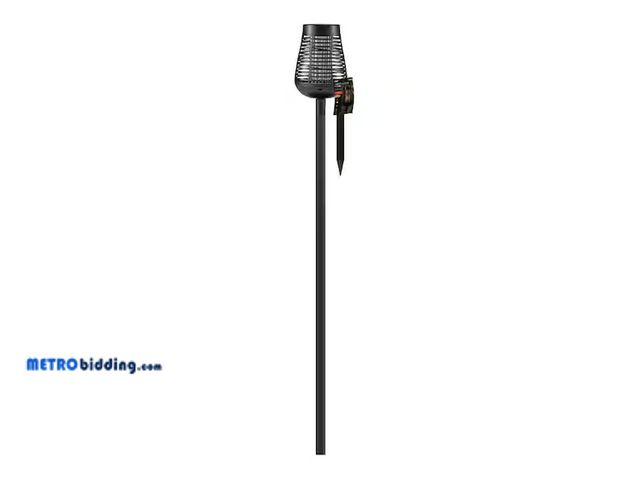 Lot 88-490445 - 69 in. Outdoor Solar Powered Insect Killer Torch with LED Flame Effect
