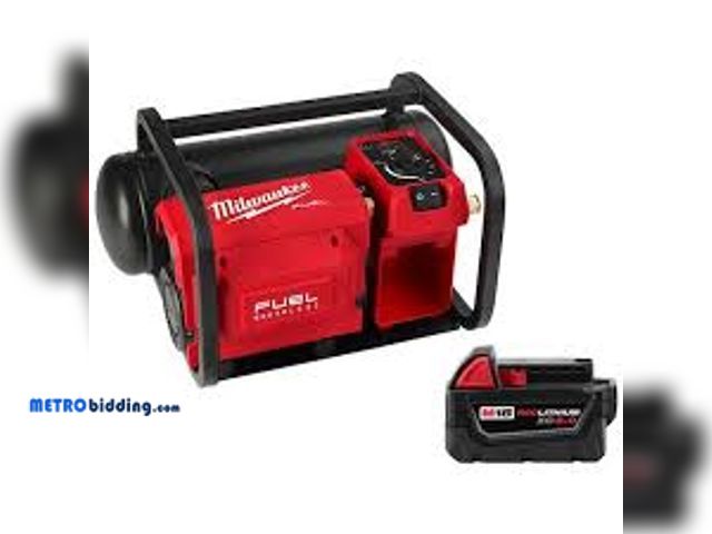Lot 88-492361 - Milwaukee M18 FUEL 18-Volt Lithium-Ion Brushless Cordless 2 Gal. Electric Compact Quiet Compresso To...