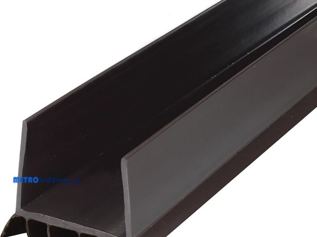 Lot 88-482562 - M-D Building Cinch® Slide-On U-Shaped Vinyl UDS, Brown, 36in 2pk | Rigid and Flexible Vinyl, Blocks ...