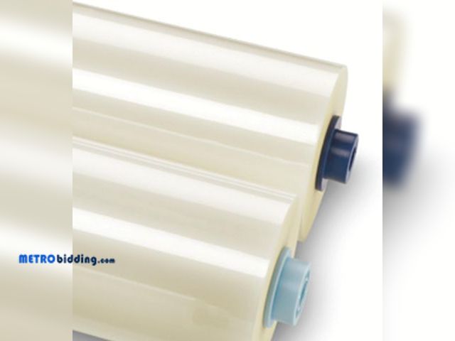 Lot 88-493161 - GBC Ezload Laminating Film Roll for GBC Ultima 35 125 Micron 305 mm x 60 m Gloss - Pack of 2, Cream