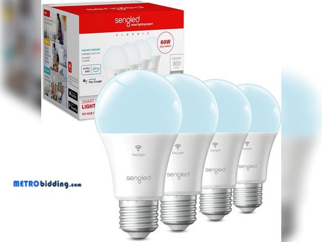 Lot 88-498164 - Sengled G2 Smart Light Bulbs That Compatible with Alexa &amp; Google Assistant, Wi-Fi &amp; Bluetoot...