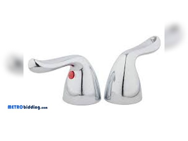 Lot 88-495408 - Constructor Hot and Cold Chrome Faucet Handles
