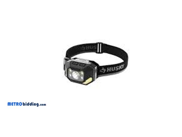Lot 88-480427 - Husky 850 Lumens Dual-Power LED Rechargeable Headlamp PVL-HLP-0006
