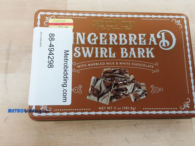 Lot 88-494298 - AYC Naturals Gingerbread Swirl Bark Tin