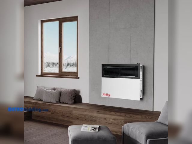 Lot 88-484577 - Ashley Direct Vent Wall Heater Dual Fuel, 17K BTU