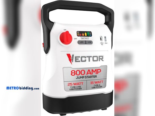 Lot 88-493269 - Vector VECJ8 800A Jump Starter with USB Power