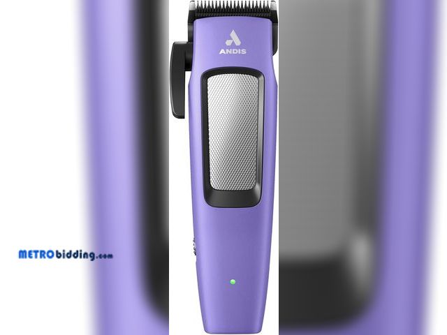Lot 88-497433 - Andis Easy Clip Adjustable Blade Cordless II Dog Clipper, 10 Piece Kit, Lithium-Ion Battery, Purple,...