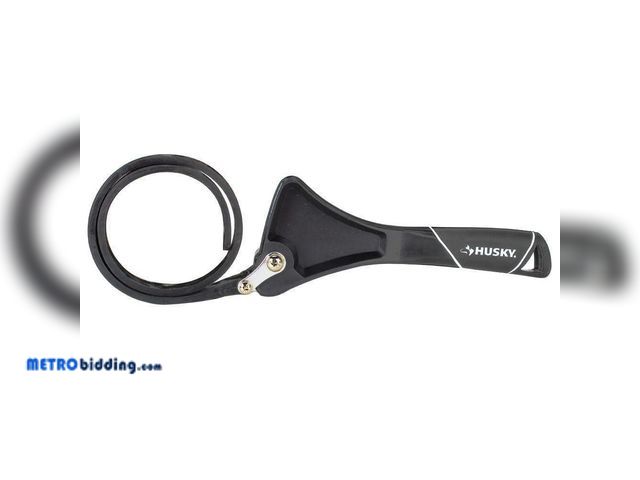 Lot 88-491737 - Husky 24 in. Dual Material Strap Wrench with 8 inch Capacity H8STRAPWR