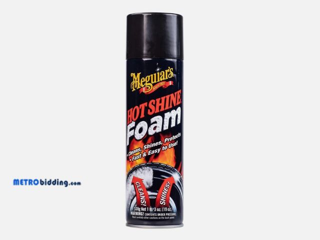 Lot 88-88486005 - Meguiar's G13919 Hot Shine High Gloss Tire Coating Aerosol 19 oz