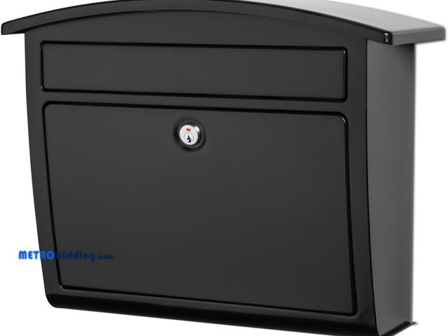 Lot 88-499623 - Architectural Mailboxes Dal Rae™ Locking, Wall-Mounted Mailbox for Outside, Metal Galvanized Steel M...