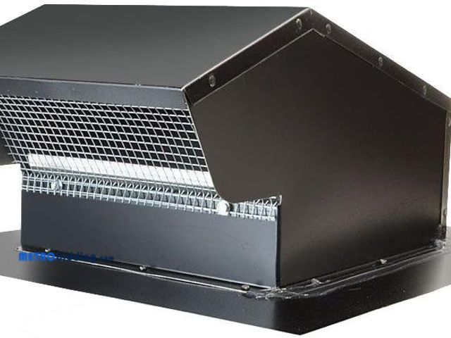 Lot 88-496412 - Master Flow 10 in. Goose Neck Vent/Roof Cap in Black