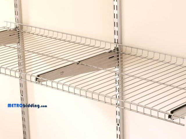 Metrobidding.com - Lot 88-499219 - Rubbermaid 1 Shelf Modern Wire Mesh ...
