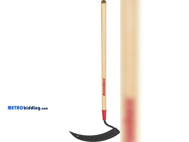 Lot 88-483173 - RAZOR-BACK 62220 12-In Grass Hook With Wood Handle