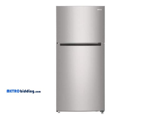 Lot 88-484499 - 18.1 cu. ft. Top Freezer Refrigerator in Fingerprint Resistant Stainless Steel Look, Garage Ready, u...