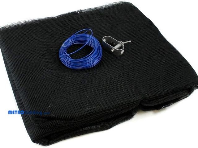 Lot 88-498421 - Swimline 12-Foot Above Ground Swimming Pool Leaf Net Top Cover, 18 Foot