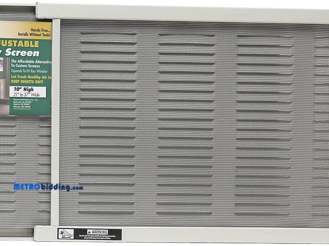 Lot 88-497518 - Frost King AWS1207SP WB Marvin Ventilators with Screens, 10" High, Fits 21-37" Wide, White