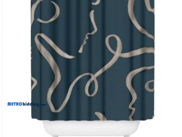 Lot 88-495223 - Lost in Translation' Shower Curtain by Kaitlin Hubert - society6