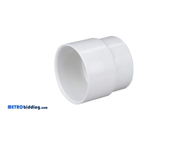 Lot 88-496116 - VPC 4 in. x 4 in. PVC DWV Soil Pipe Adapter Coupling 34-LP117-040B