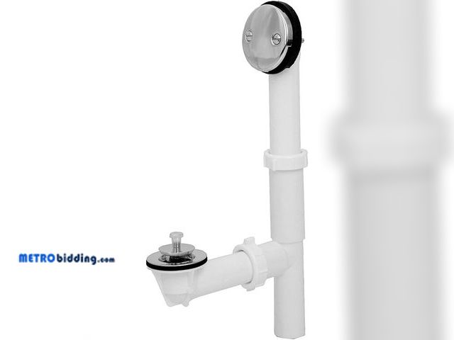Lot 88-482586 - PVC Rough-In Bath Drain Kit with Overflow and Adjustable Height and Depth – Design House