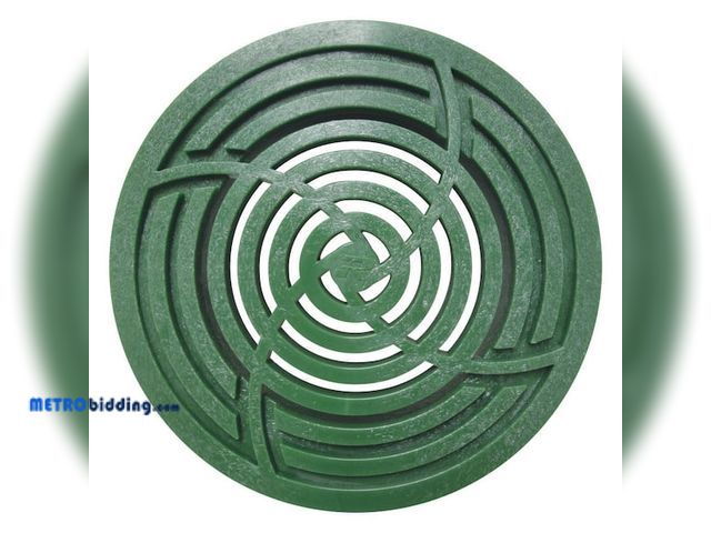 Lot 88-496080 - RELN 4 in. Round Green Grate 000218