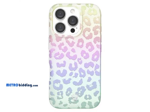 Lot 88-501431 - VELVET CAVIAR - Magsafe Case for Apple iPhone 16 Pro - White Opal Leopard