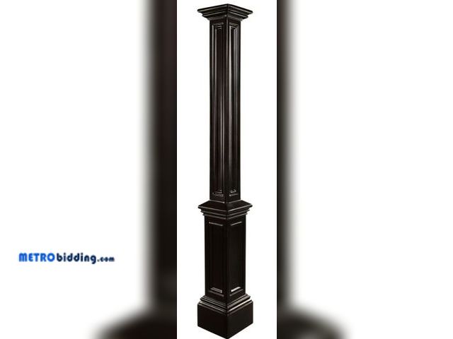 Lot 88-503450 - Mayne Standard Post - Black - Dimensions: 57" H x 8" W - Fade Resistant - Polyethylene Post (MP58C2B...