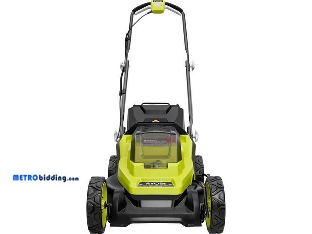 Lot 88-498740 - Ryobi P1108BTL ONE+ 18V 13 in. Cordless Battery Walk Behind Push Lawn Mower, battery and charger inc...