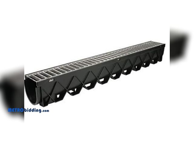 Lot 88-498655 - RELN Storm Drain 40 in. Channel Complete with Galvanized Grate 003017