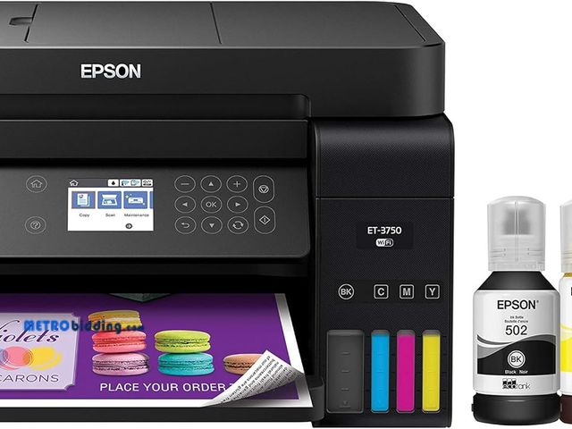 Lot 88-Xxx - Epson WorkForce ET-3750 EcoTank Wireless Color All-in-One Supertank Printer with Scanner, Copier and...