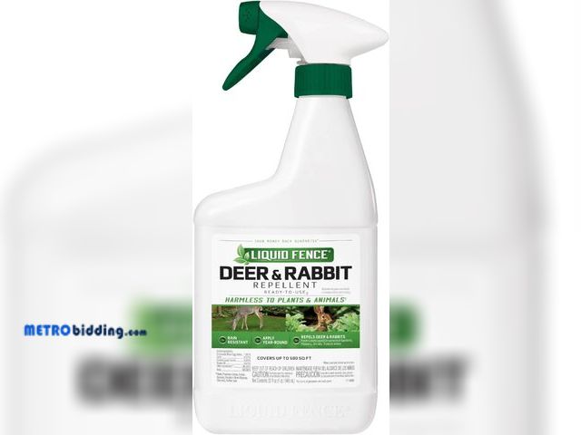 Lot 88-498428 - Liquid Fence Deer &amp; Rabbit Repellent Ready-to-Use, 32-Ounce, White