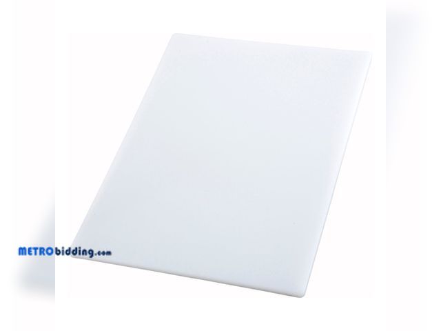 Lot 88-498266 - CBWT-1218 - White Rectangular Cutting Board - 12" x 18" x 1/2"