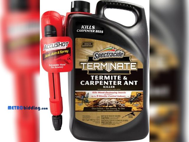 Lot 88-498236 - Spectracide Terminate Termite And Carpenter Ant Killer 1.33 Gallons, Includes AccuShot Sprayer
