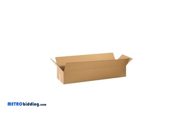 Lot 88-498621 - 34 x 10 x 6" Long Corrugated Boxes
