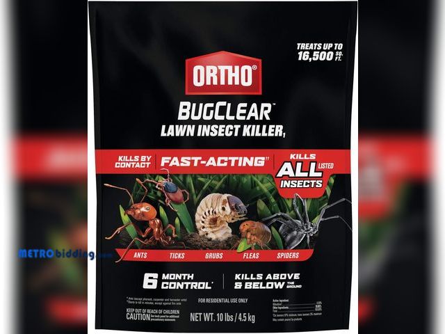 Lot 88-498303 - Ortho BugClear Lawn Insect Killer1, Kills Ants, Spiders, Ticks, Fleas, Armyworms and Grubs, Treats u...