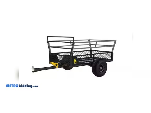 Lot 88-481035 - GORILLA CARTS
1400-lb. Capacity (58 in. x 30 in.) Heavy-Duty Steel ATV Trailer, Removable Sides, Dum...