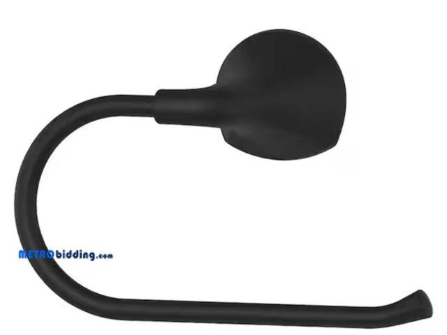 Lot 88-508170 - Pfister Wall Mounted Ladera Towel Ring in Matte Black BRB-LR0B