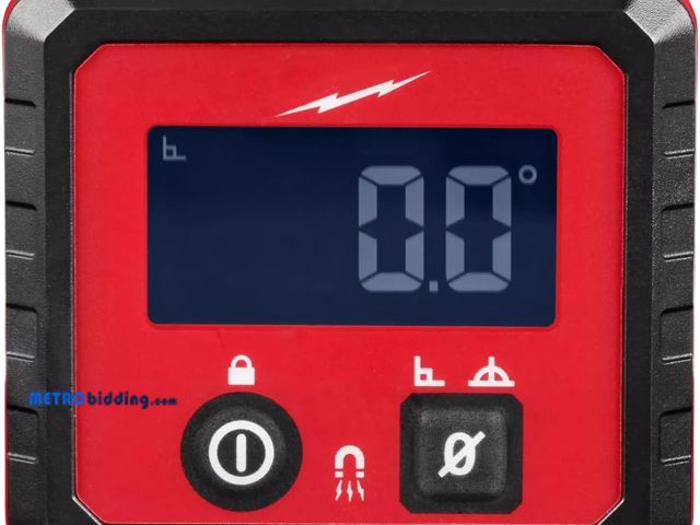 Lot 88-480508 - Milwaukee Cordless Digital Angle Gauge w/Carrying Case，L2.37in*H2.21in*1.21in,Weight 0.182lb