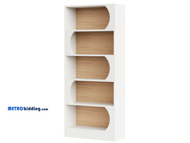 Lot 88-496320 - Tribesigns 5-Tier Bookcase, 71" Wood Bookshelf with Storage Shelves MSRP: $167.00