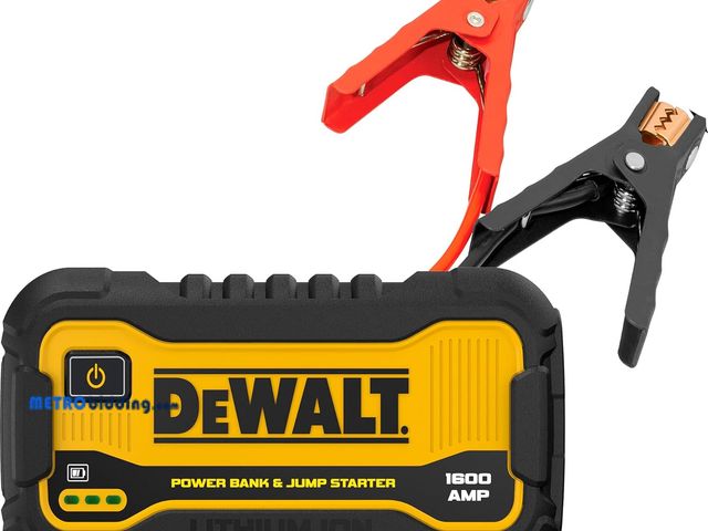 Lot 88-491649 - DeWalt DXAELJ16 1600 Peak Amp Jump Starter Battery Booster with USB Power Station