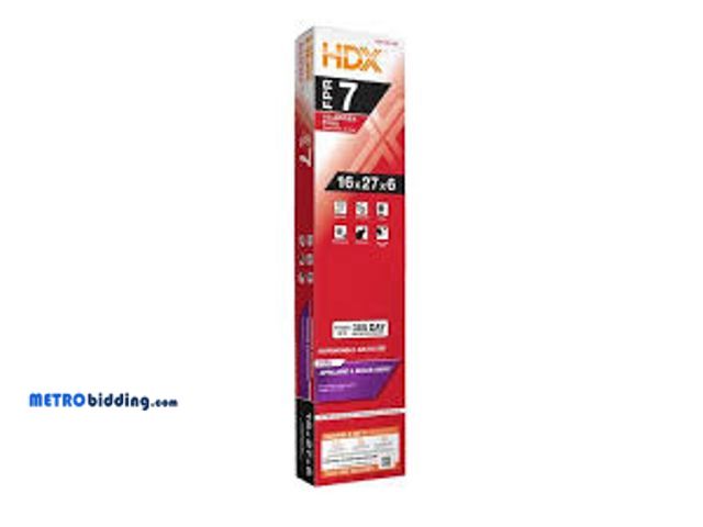 Lot 88-497368 - HDX 16 in. x 27 in. x 6 in. AprilAire and Space-Gard Replacement Pleated Air Filter