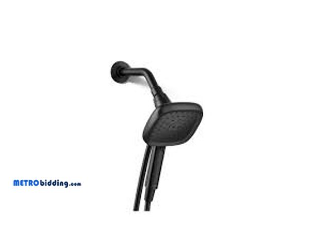 Lot 88-497306 - KOHLER Fordra 3-Spray Patterns w/ 1.75 GPM Handheld Shower Head in Matte Black
