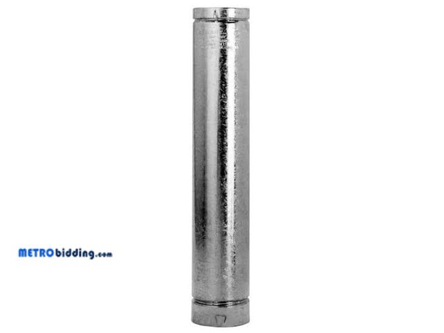 Lot 88-494352 - Selkirk Model RV Type B Gas Vent 5in. Diameter x 60in. Round Pipe Length 105060HD