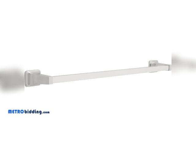 Lot 88-495490 - Delta Faucet, Polished Chrome Franklin Brass D2424PC, Bath Hardware Accessory, Inch, Futura 24" Towe...