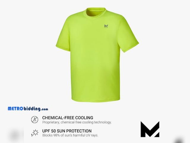 Lot 88-492430 - Mission Unisex XL Hi Vis Yellow Cooling Short Sleeve Performance Shirt M111HV05