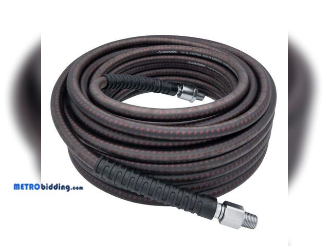 Lot 88-491722 - Husky 1/4 in. x 50 ft. High-Pressure Air Hose 566-50-HOM