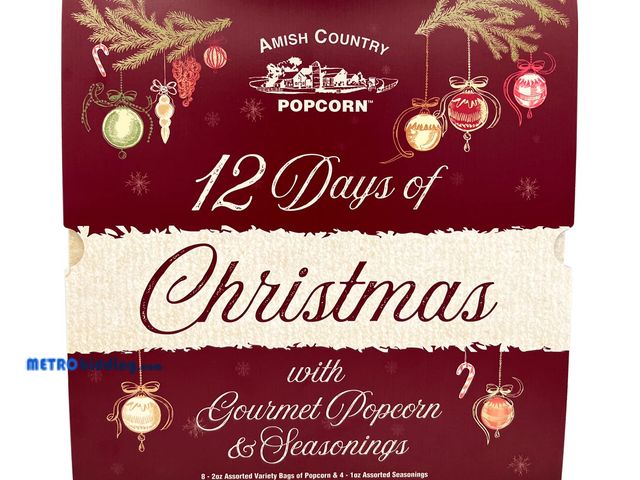 Lot 88-494249 - Advent Calendar | 12 Days of Popcorn &amp; Seasoning | A Christmas Gift Set for The Family - Include...